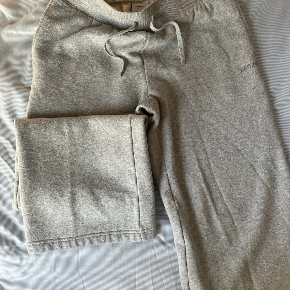 Aritzia Cozy Fleece Sweatpants in Gray